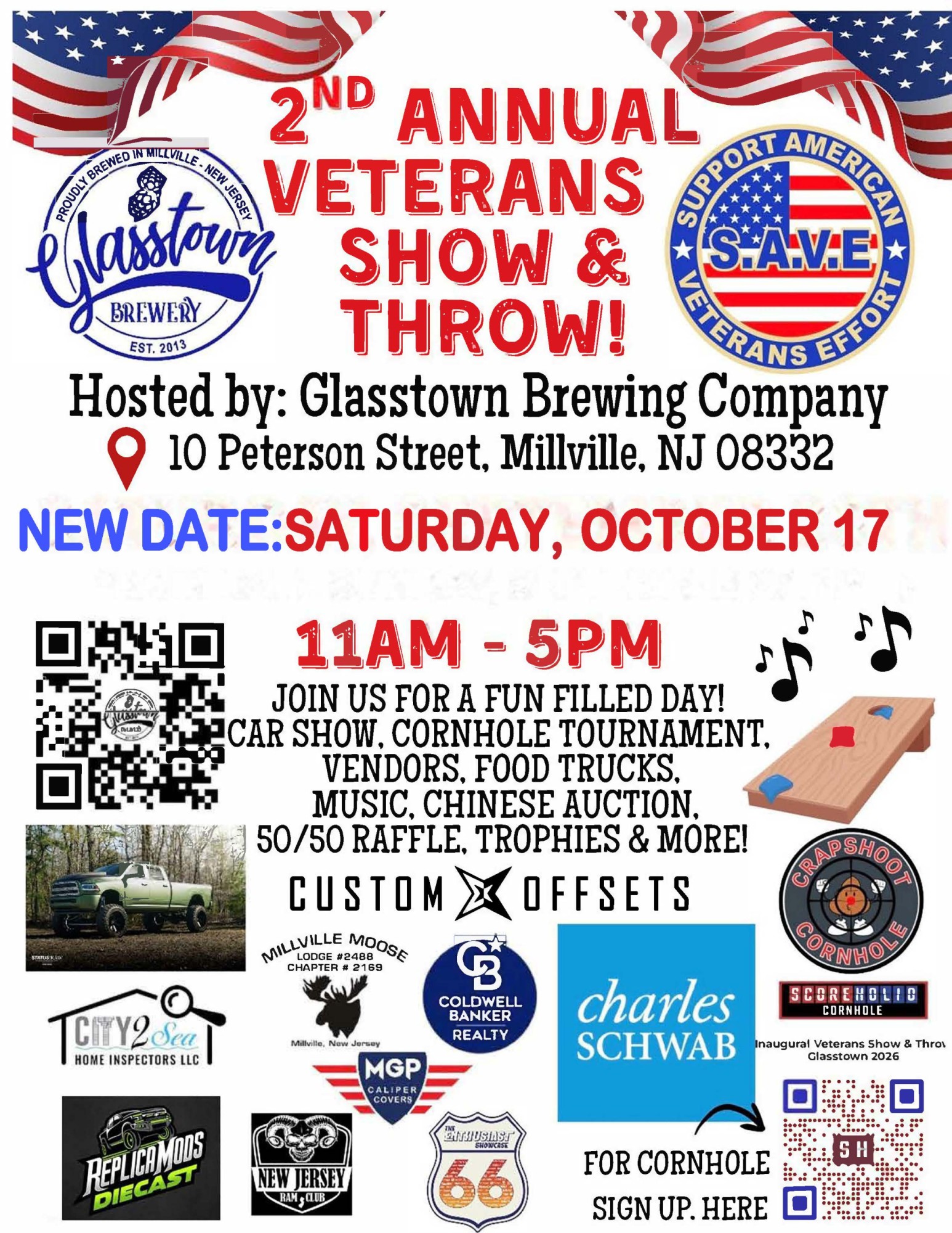 2nd Annual Veterans Show & Throw Flyer
