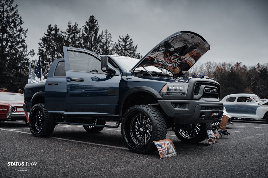 Veteran RAM truck on display