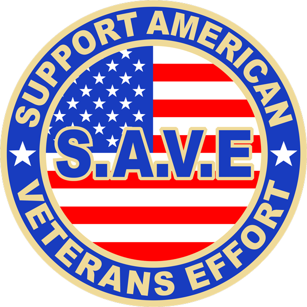 Support American Veterans Effort (SAVE) logo and homepage link
